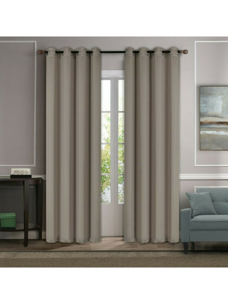 Import Hellas Κουρτίνα Συσκότισης με Τρουκς 140x270 Μπεζ