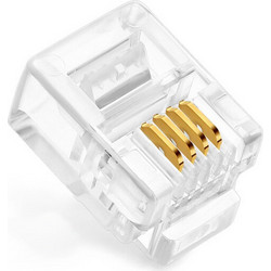 POWERTECH Plug Γραμμής Τηλεφώνου RJ11 6p4c, 1τεμ