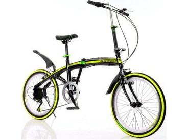 Clever Bike V2 Σπαστό Ποδήλατο Πόλης 20" με 6 Ταχύτητες Κίτρινο