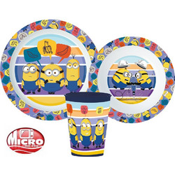 Stor Minions Παιδικό Σετ Φαγητού 3τμχ