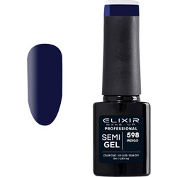 Elixir Semigel 598 Indigo Ημιμόνιμο Βερνίκι Νυχιών 5ml