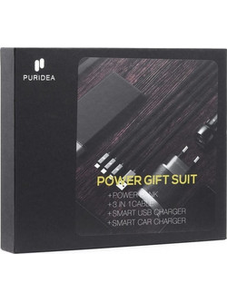 Puridea G4 Power Bank 10000mAh με Θύρα USB-A Black