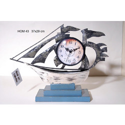 Διακοσμητικό Ρολόι Μεταλλικό Royal Art 37x29εκ. HOM43 - Royal Art Collection - HOM43