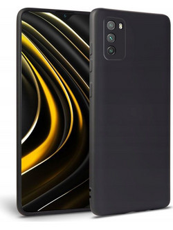 Tech-Protect Icon Soft Touch Back Cover Black (Xiaomi Poco M3)