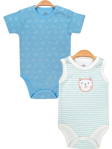 Bibaby Σετ Φορμάκια Εσώρουχα για Αγόρι Μπλε 56999