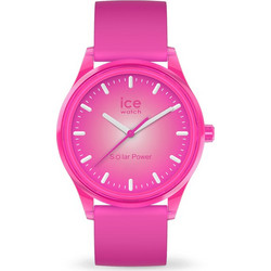 Ice Watch Γυναικείο Ρολόι με Ροζ Καουτσούκ Λουράκι IC017772