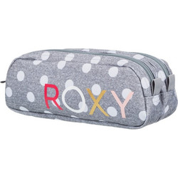 Roxy Da Rock Printed Κασετίνα με 2 Θήκες Γκρι ERJAA03900-SGR6