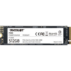 Patriot P300 SSD 512GB M.2 NVMe PCI Express 3.0