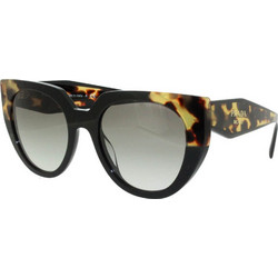 Prada PR 14WS 3890A7 Γυναικεία Γυαλιά Ηλίου Πεταλούδα Κοκάλινα Μαύρα με Γκρι Degradee Φακό