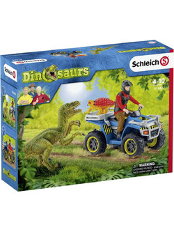 Schleich Dinosaurs Quad Escape from Velociraptor 41466