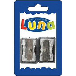 Blister Ξυστρα Μεταλλικη Σε Κουτι Με Ανταλ. 2Τεμ Luna (601830)