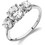 Vogue Solitaire Γυναικείο Δαχτυλίδι Σειρέ Μισόβερο από Ασήμι 925 με Ζιργκόν 3851113