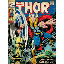 Marvel Comics Thor (Galactus) Wooden Framed 30 x 40cm - FP11025P