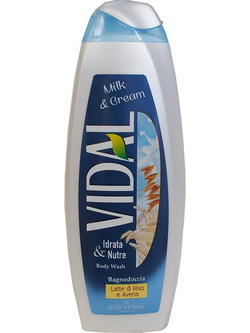 Vidal Milk & Cream Bath Foam Bubble Bath 500ml