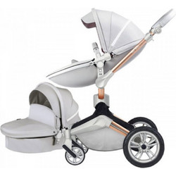Hot Mom 360 Καρότσι Μωρού 2 σε 1 Grey