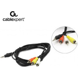 CABLEXPERT 3,5mm 4-PIN TO RCA AUDIO-VIDEO CABLE