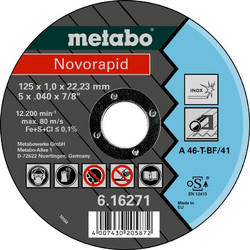 Metabo 616271000 Δίσκος Κοπής Ιnox Novorapid A 46-T 125mm