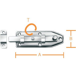 Σύρτης Ίσιος Γαλβανιζέ - A: 80 x B: 30 x T: 1,2 mm