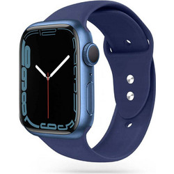 Tech-Protect Smoothband Λουράκι Σιλικόνης Midnight Blue (Apple Watch 42 / 44 / 45 / 49mm)
