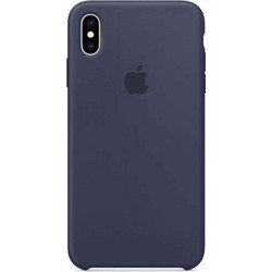 Apple Silicone Case Midnight Blue (iPhone XS Max)