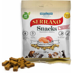 Mediterranean Natural Serrano Snacks Grain Free with Salmon & Tuna 100gr