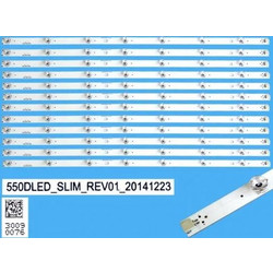 HITACHI 55" 550DLED_SLIM_REV01 SET 12PCS LED BAR