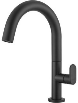 Μπαταρία Νιπτήρος SLIM BLACK MATT μεσαία 500040-400 ARMANDO VICARIO