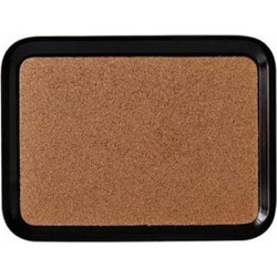 Δίσκος Laminate Με Φελλό Σε Μαύρο Χρώμα 34x24cm
