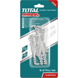 TOTAL ΣΕΤ ΣΤΡΑΒΟΚΑΡΦΑ ΒΙΔΩΤΑ ΜΕ ΒΙΣΜΑΤΑ 5mm (WJSPK5032)