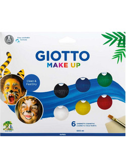 Σετ Make Up Face Paint Σκιές σε Κλασικά Χρώματα Giotto 6τεμ
