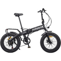 Nilox J4 Σπαστό Ηλεκτρικό Ποδήλατο Πόλης 20" 250W με 7 Ταχύτητες και Δισκόφρενα Μαύρο
