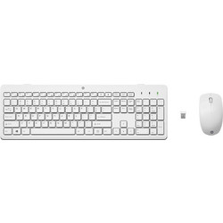 HP 300 White Ασύρματο Σετ Πληκτρολόγιο & Ποντίκι