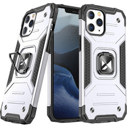 Wozinsky Ring Armor Case Kickstand Tough Rugged Cover iPhone 13 Pro Max Θήκη Silver