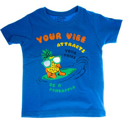 Losan Παιδικό T-Shirt Κοντομάνικο Royal Blue 115-1200AL