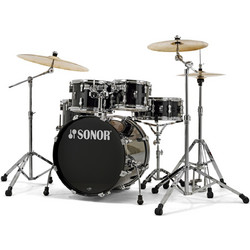 SONOR AQ1 Studio PB 11234 Piano Black Σετ Drums με Βάσεις