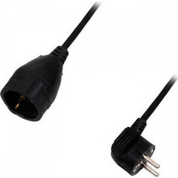 SONORA EC3B100 Προέκταση καλωδίου σούκο 3 μέτρα 3 x 1.5 mm σε μαύρο χρώμα