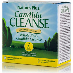 Nature's Plus Candida Cleanse Πεπτικό Βοήθημα 2x28 Κάψουλες