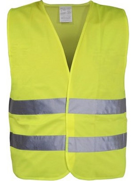 COMPASS 01510 Reflective warning vest yellow EN 20471:2013