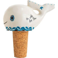 Natural Life Κεραμικό διακοσμητικό για φελλούς - Bottle Stopper - Φάλαινα