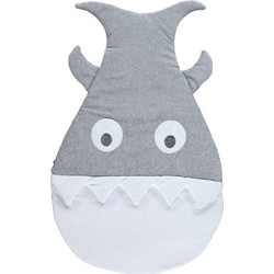 BiBaby Χειμερινός Υπνόσακος Baby Shark Γκρι 0-6m