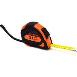Μετροταινία 5m 19mm με Λουράκι & Κλιπ Ζώνης TPSTER 14912 - Πορτοκαλί
