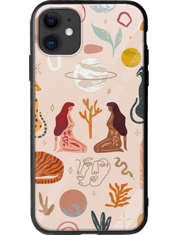Θήκη Mystic Universe iPhone 11 Groove TPU (Tempered Glass και TPU)