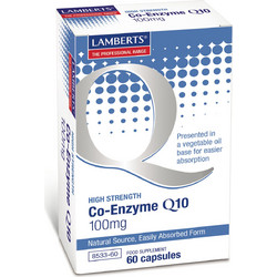 Lamberts Co-Enzyme Q10 100mg 60 Κάψουλες