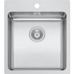 Pyramis Inset Ledge Ένθετος Νεροχύτης Inox Σατινέ 45x50.5cm 101061301