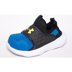 Under Armour Runplay Παιδικά Sneakers Μαύρα Royal Blue 3024212-402