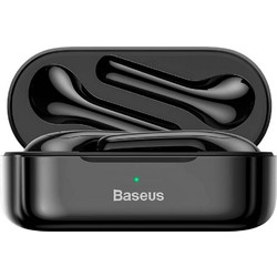 Baseus Encok W07 TWS Ακουστικά Bluetooth In Ear Ανθεκτικά στο Νερό Black