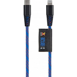 Xtorm Solid Blue Usb-C to Lightning Cable 1m