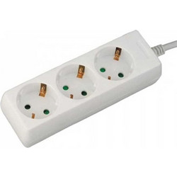 Πολύπριζο Alfaone 3 Θέσεων χωρίς διακόπτη 3Χ1.5mm 1.5m