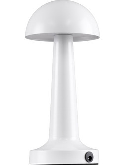 Globostar Coco 76508 Πορτατίφ Αφής LED με Μπαταρία Λευκό Φ10xΥ22cm