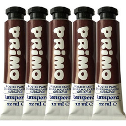 Τέμπερα σωληνάριο 1 τμχ Primo 12ml καφέ σκούρο dark brown cmp (440TRA790)